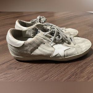 Silver/White/Grey Super-Star Golden Goose - AUTHENTIC
